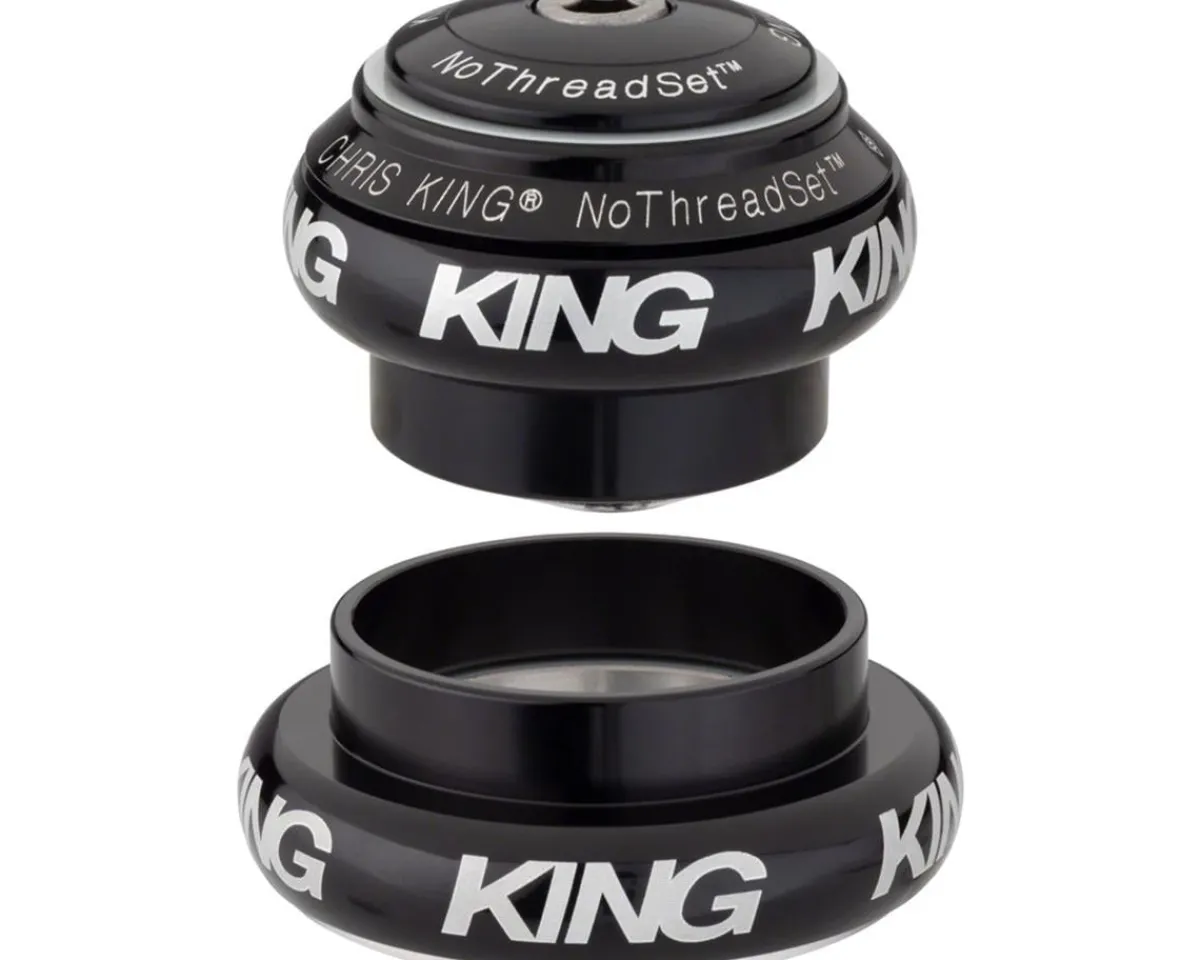 Chris King Headsets & Spacers|NoThreadSet Headset (Black) (1-1/8") (1.25") (34/44mm)