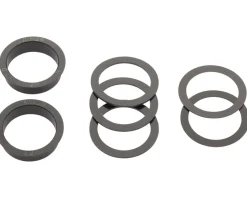 Chris King Bottom Brackets & Parts|ThreadFit 24 Bottom Bracket w/Fit Kit 4 (Black) (English) (For Shimano Hollowtech II)