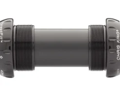 Chris King Bottom Brackets & Parts|ThreadFit 24 Bottom Bracket w/Fit Kit 6 (Black) (English) (For SRAM/Truvativ GXP)
