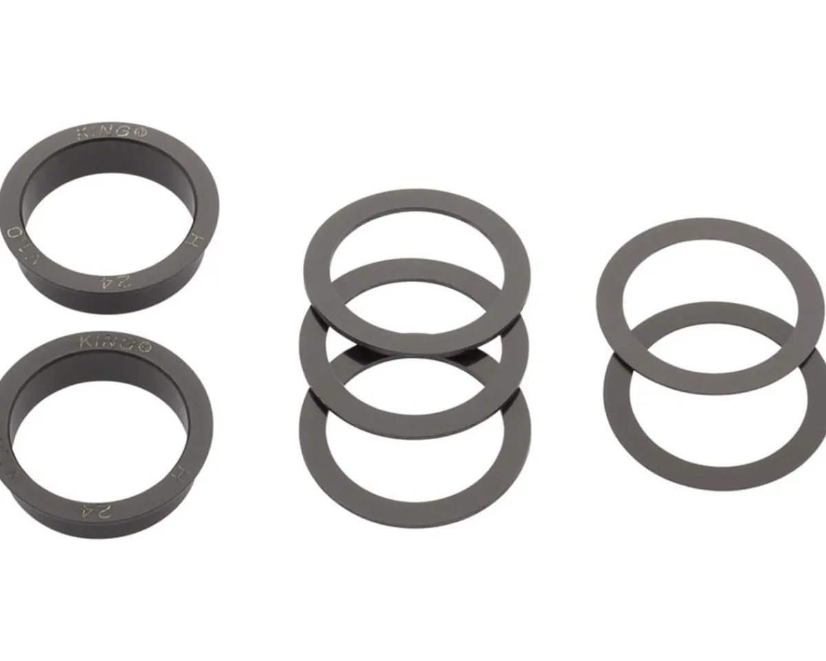 Chris King Bottom Brackets & Parts|Holiday Shopping|ThreadFit T47 24i Bottom Bracket (Black) (w/Fit Kit 4) (T47 Internal) (For Shimano Hollowtech II)