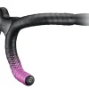 Ciclovation Grips & Handlebar Tape|Advanced Leather Touch Handlebar Tape (Fusion Dot Black/Pink)