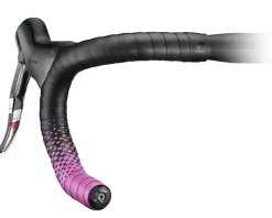 Ciclovation Grips & Handlebar Tape|Advanced Leather Touch Handlebar Tape (Fusion Dot Black/Pink)