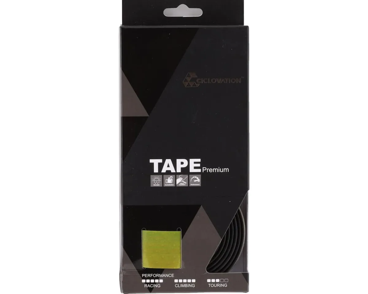 Ciclovation Grips & Handlebar Tape|Premium Leather Touch Handlebar Tape (Halo Touch Rainbow)