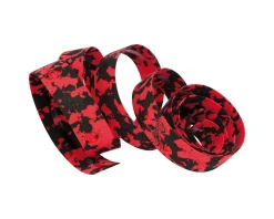 Cinelli Grips & Handlebar Tape|Macro Splash Ribbon Handlebar Tape (Black/Red)