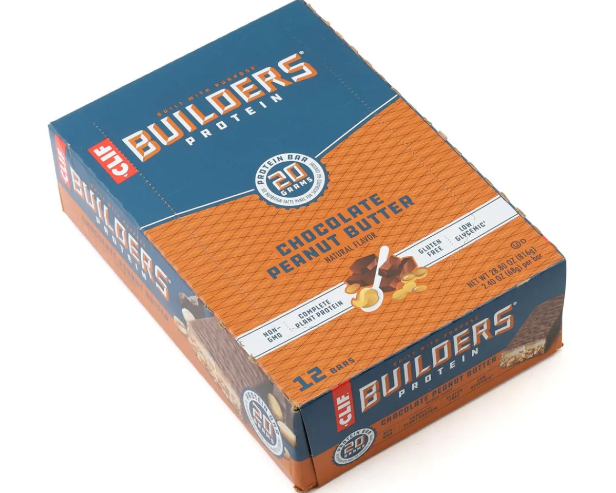 Clif Bar Nutrition & Skin Care|Builder's Protein Bar (Chocolate Peanut Butter) (12 | 2.4oz Packets)