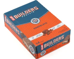 Clif Bar Nutrition & Skin Care|Builder's Protein Bar (Chocolate) (12 | 2.4oz Packets)