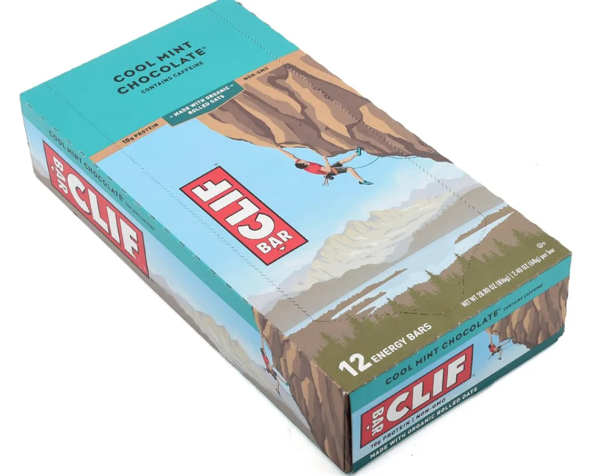Clif Bar Nutrition & Skin Care|Original (Cool Mint Chocolate) (w/ Caffeine) (12 | 2.4oz Packets)