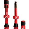 Clik Tubeless Tire Tools|Tubeless Accessories|Tubeless Valve Set (Ignite Red) (Pair) (40mm)