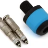 Clik Tubeless Tire Tools|Tubeless Accessories|Valve Core & Pump Head Adapter Starter Set (Silver) (Presta)