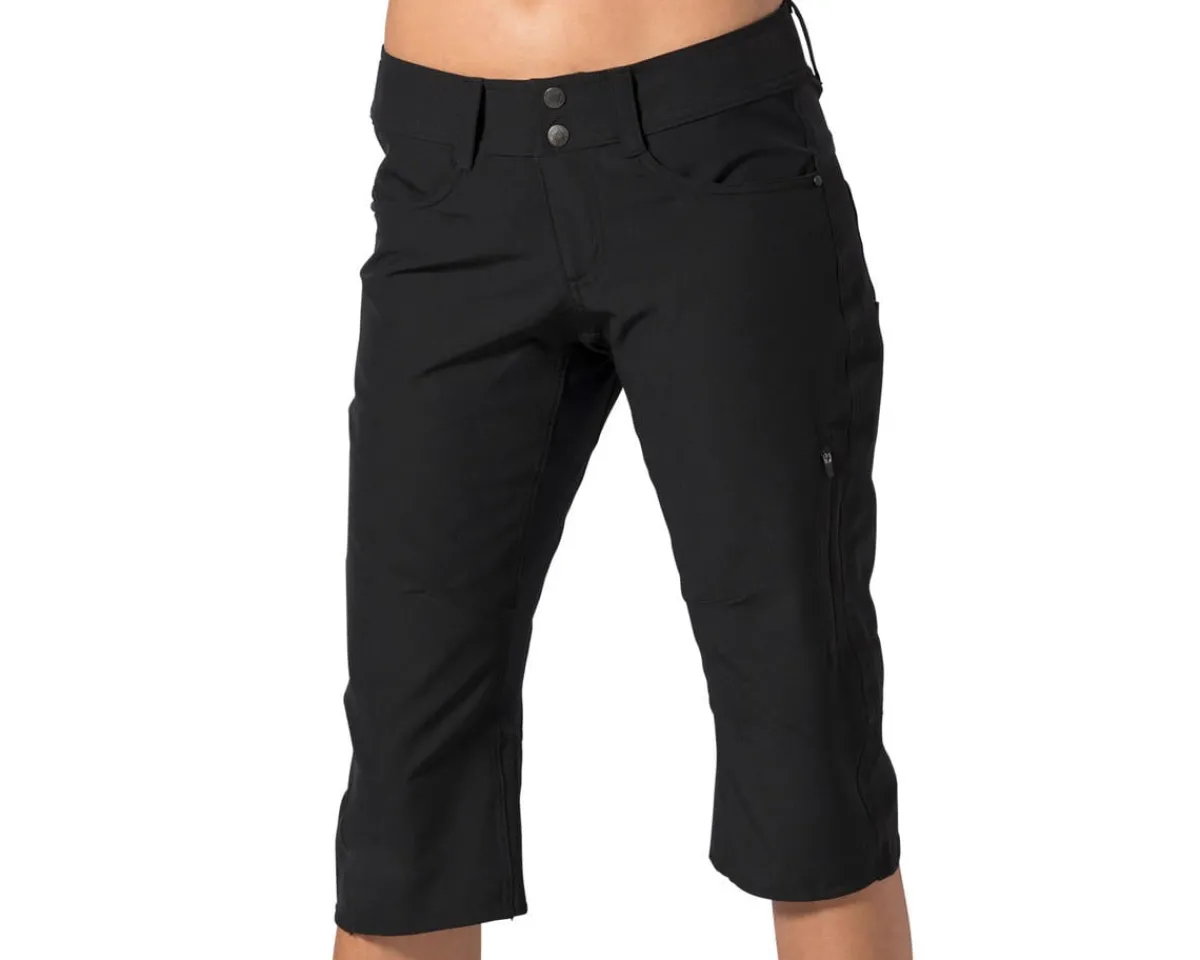 Club Ride Apparel Women'S|Shorts & Bibs|Women's Joanie Capri (Raven Black) (M) (No Chamois)