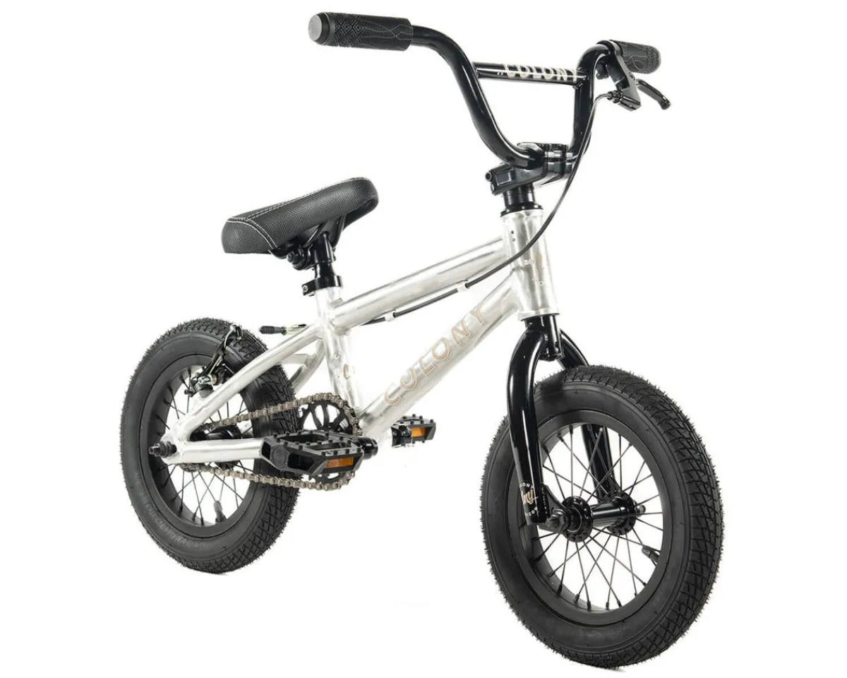 Colony Kids Bikes|Horizon 12" BMX Bike (11.9" Toptube) (Clear Polished)