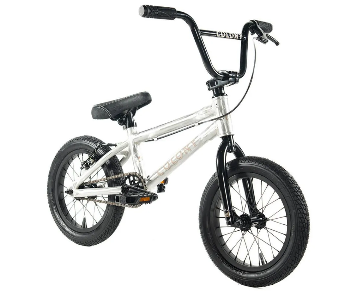 Colony Kids Bikes|Horizon 14" BMX Bike (13.9" Toptube) (Clear Polished)