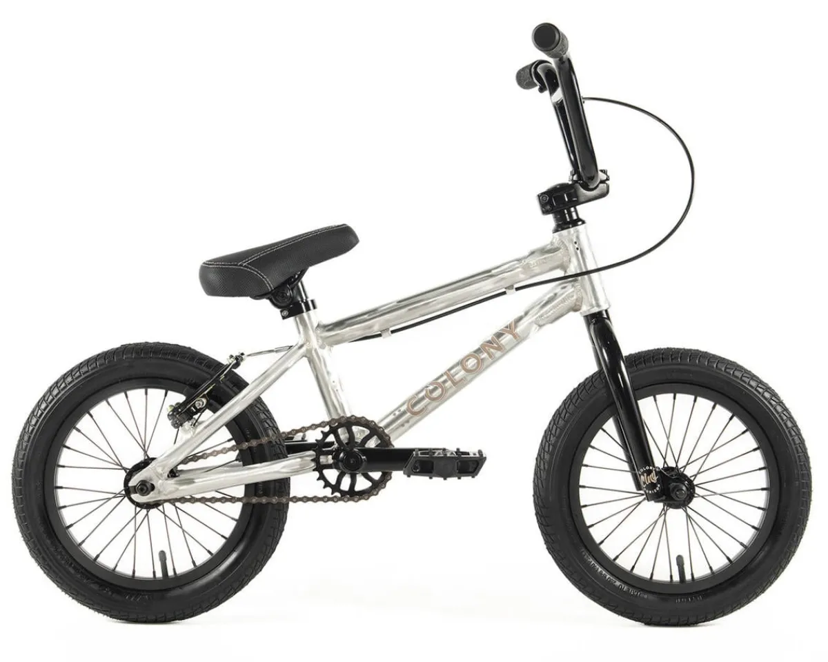 Colony Kids Bikes|Horizon 14" BMX Bike (13.9" Toptube) (Clear Polished)