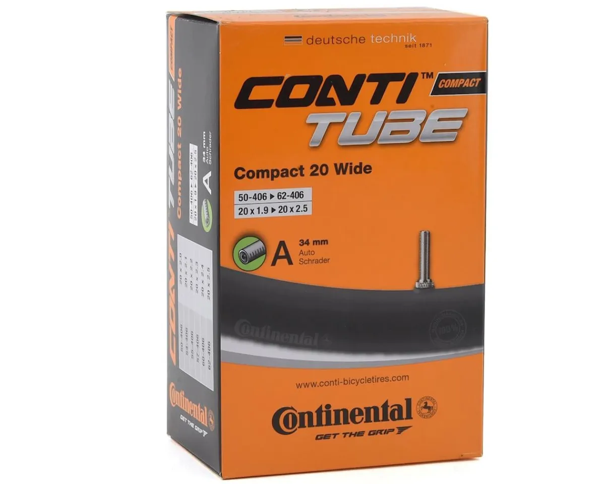 Continental Tubes|20" Compact BMX Inner Tube (Schrader) (1.9 - 2.5")