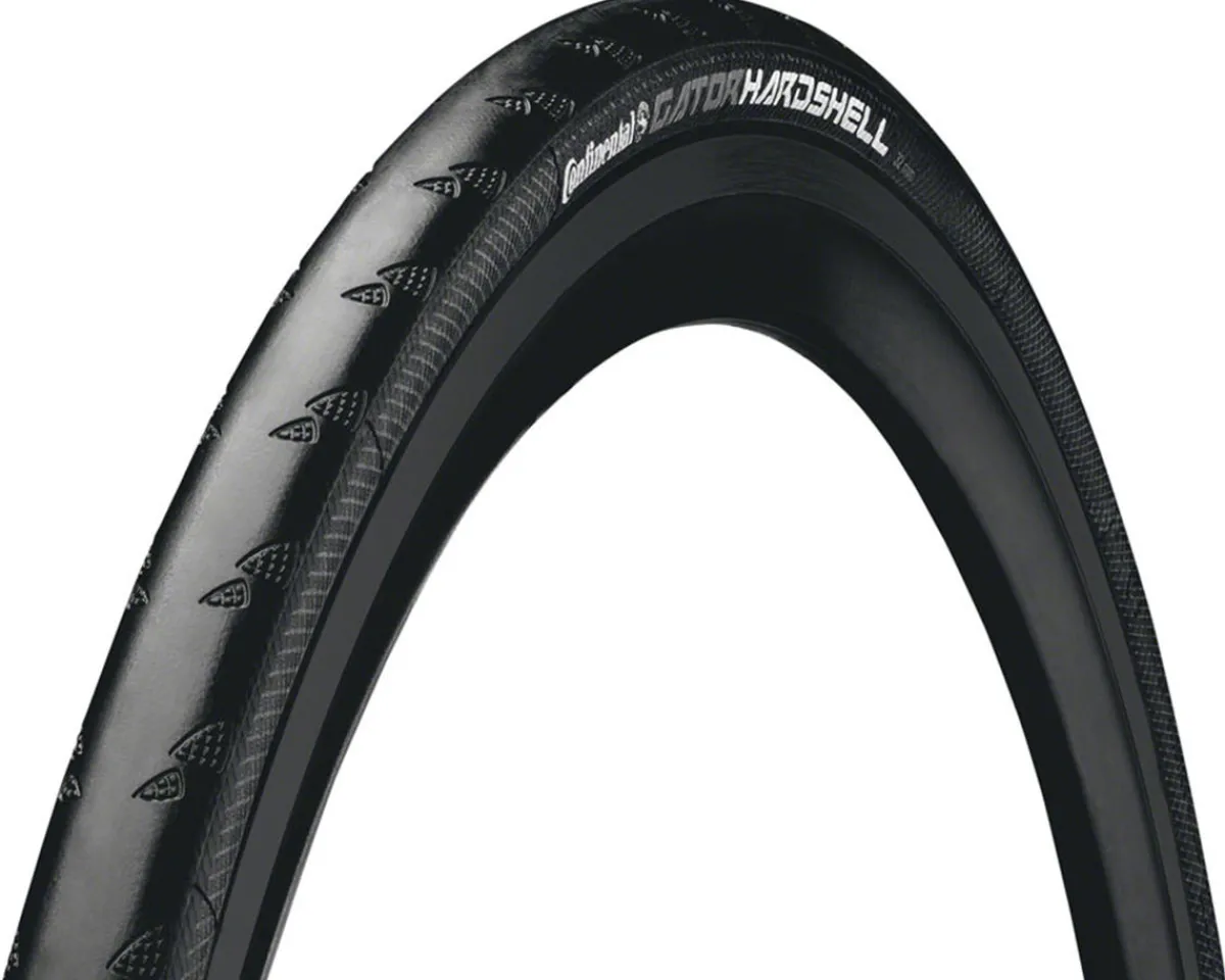 Continental Tires|Holiday Shopping|Gator Hardshell Black Edition Road Tire (Black) (700c) (23mm) (Folding) (DuraSkin/PolyX Breaker)