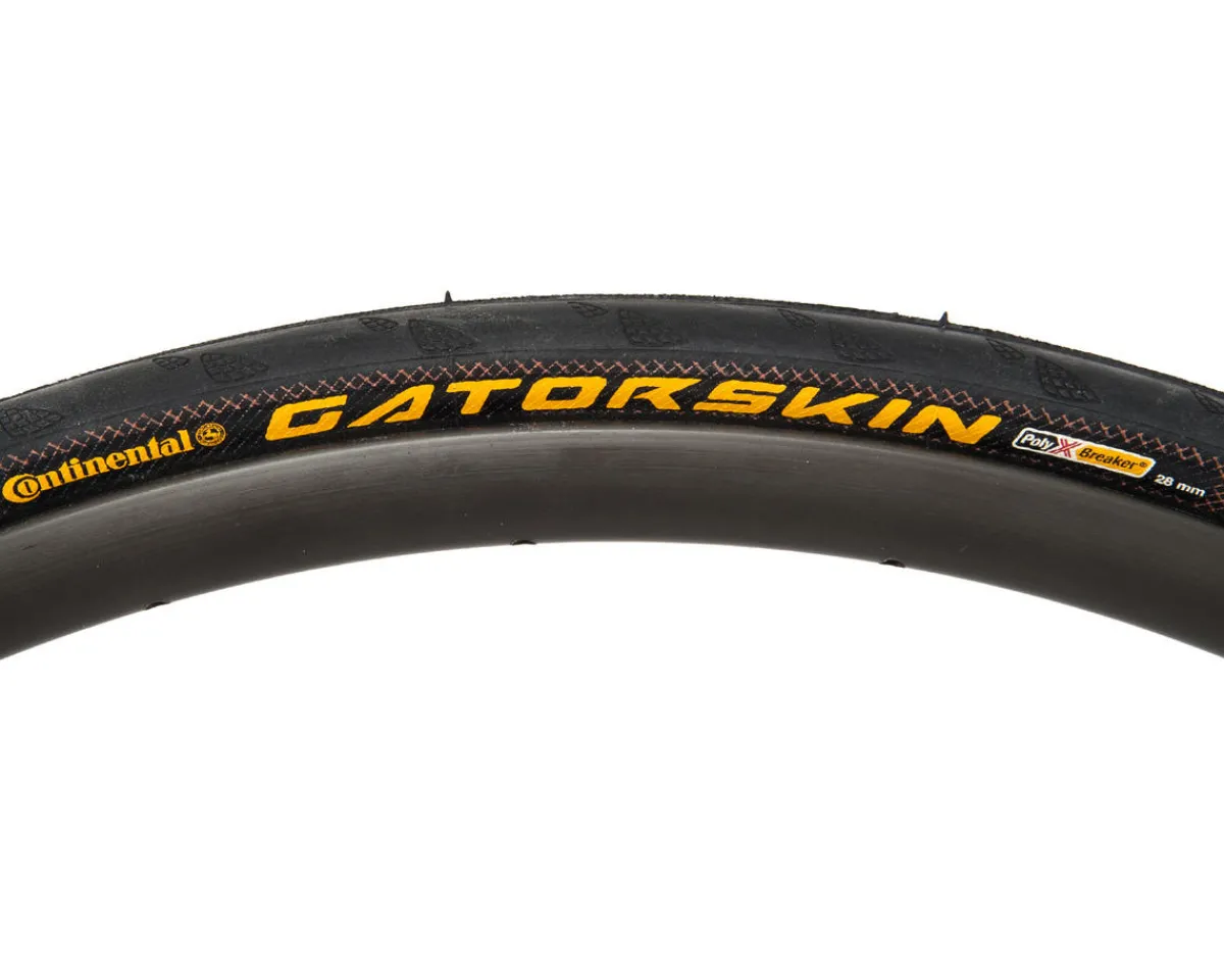 Continental Tires|Holiday Shopping|Gatorskin Tire (Black) (Wire) (DuraSkin/PolyX Breaker) (700c) (28mm)