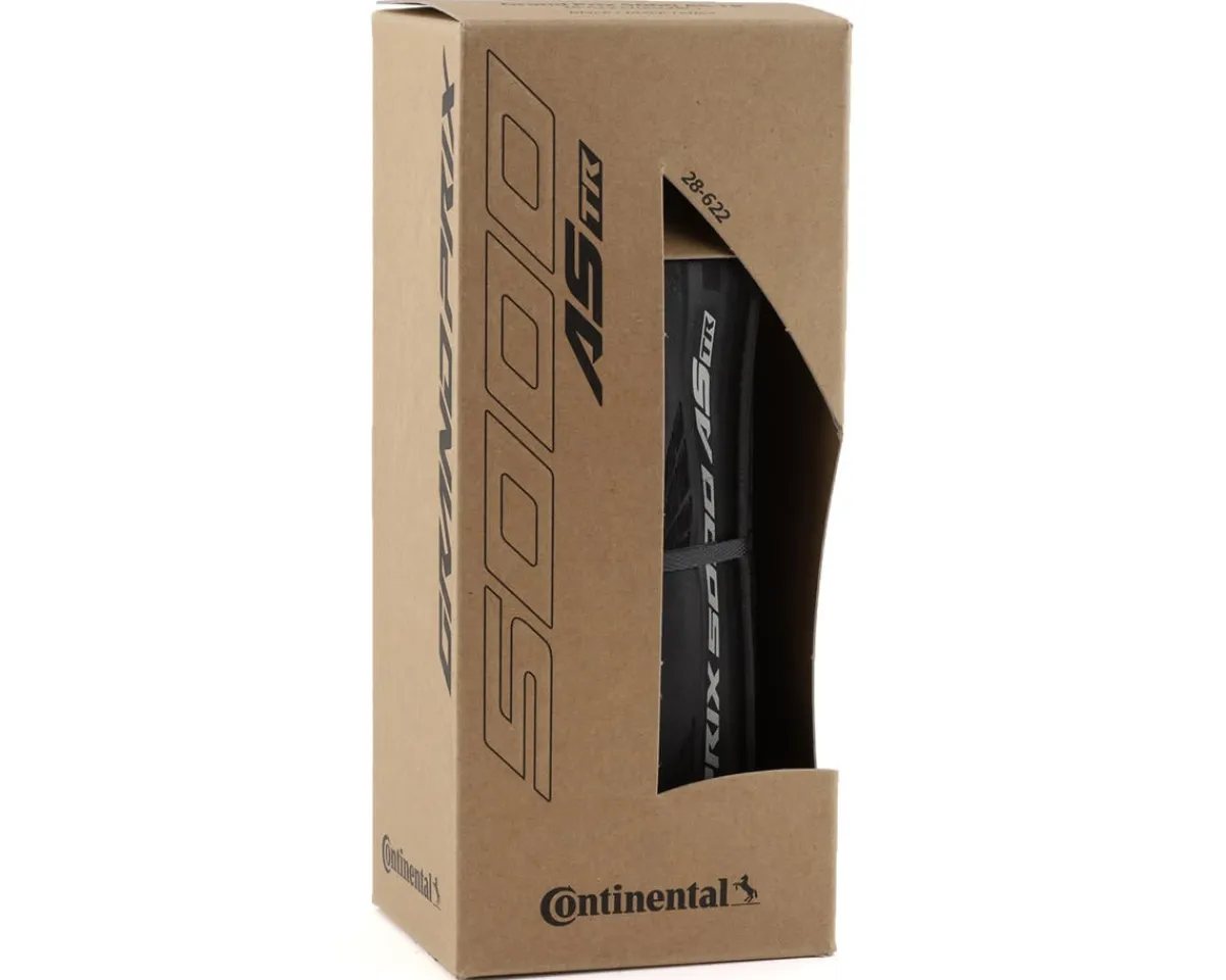 Continental Tires|Holiday Shopping|Grand Prix 5000 AS TR Road Tire (Black/Reflex) (Tubeless) (All Season) (Folding) (BlackChili/Vectran Breaker) (700c) (25mm)