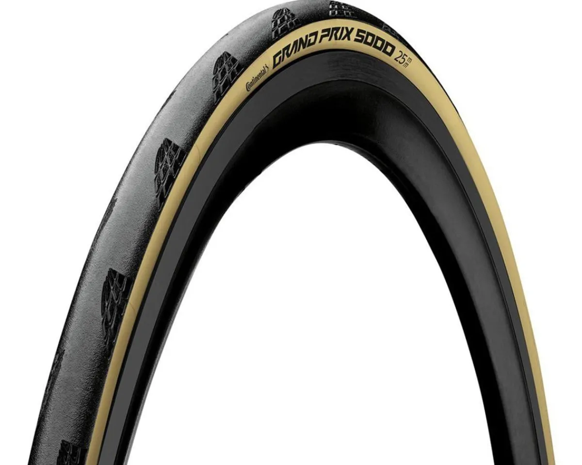 Continental Tires|Holiday Shopping|Grand Prix 5000 Road Tire (Black/Cream Skin) (700c) (28mm) (Folding) (Black Chili)