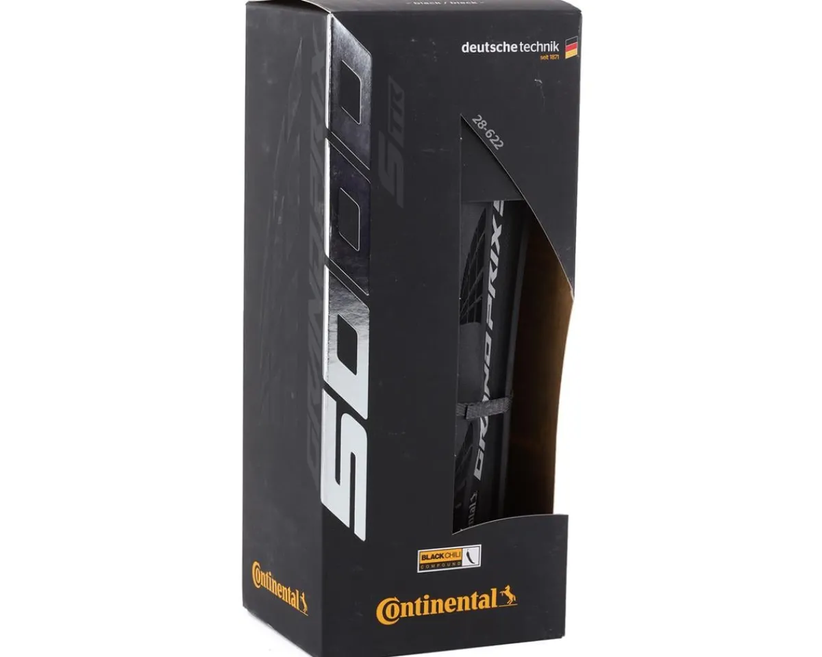 Continental Tires|Grand Prix 5000 S TR Tubeless Tire (Black) (700c) (28mm) (BlackChili/Vectran)