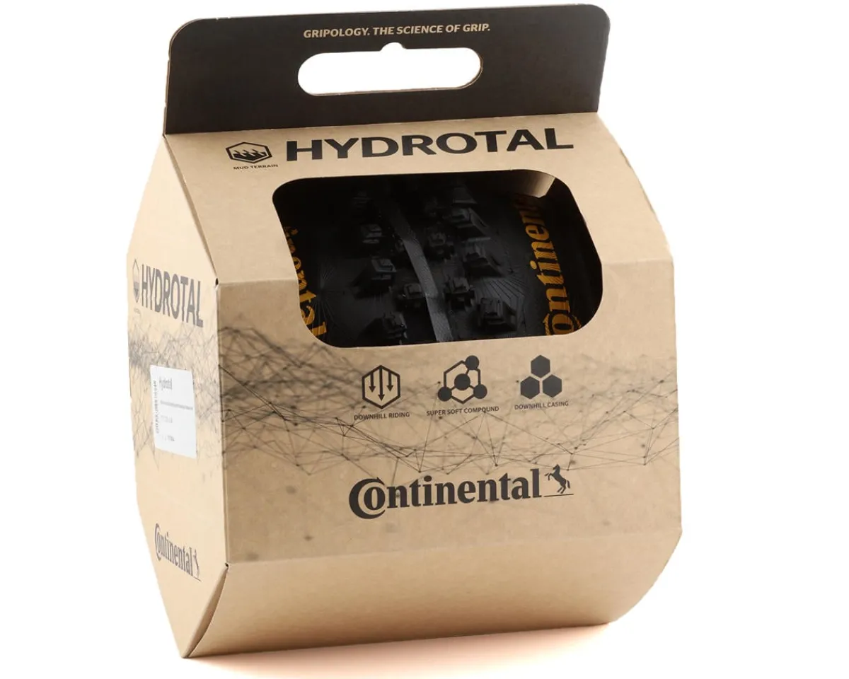 Continental Tires|Holiday Shopping|Hydrotal Tubeless Mountain Tire (Black) (27.5") (2.4") (SuperSoft/Downhill)