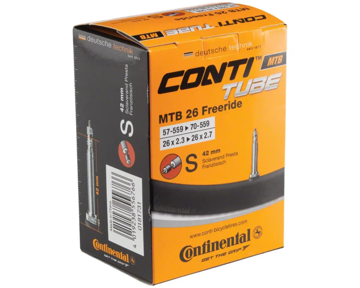 Continental Holiday Shopping|Tubes|26" MTB Freeride Inner Tube (Presta) (2.3 - 2.7") (42mm)