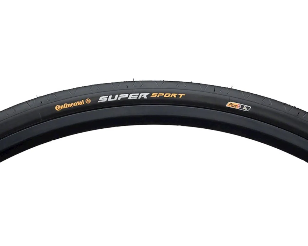 Continental Tires|Super Sport Plus City Tire (Black) (700c) (25mm) (Folding) (Plus Breaker)