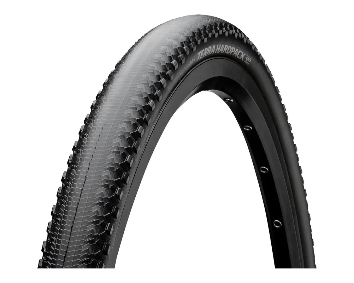 Continental E-Bike Parts|Holiday Shopping|Terra Hardpack Tubeless Gravel Tire (Black) (700c) (50mm) (PureGrip/ShieldWall)