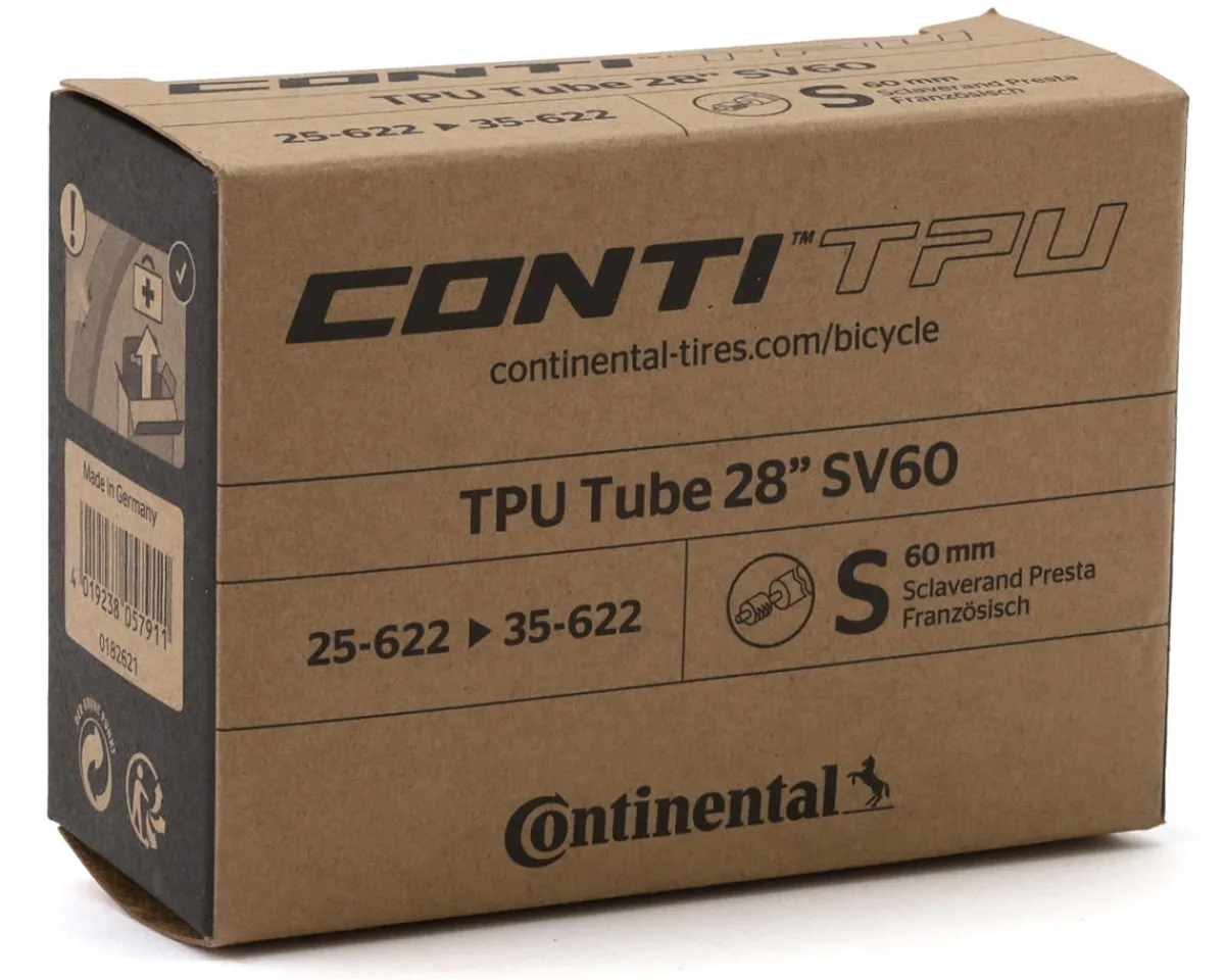 Continental Holiday Shopping|Tubes|TPU 700c Inner Tube (Presta) (25 - 35mm) (60mm)
