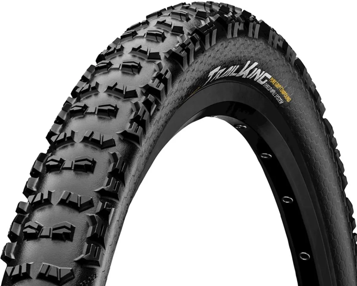 Continental E-Bike Parts|Tires|Trail King ShieldWall System Tubeless Tire (Black) (27.5") (2.4") (PureGrip)