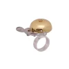 Crane Mounts & Handlebar Accessories|Suzu Mini Brass Bell (Gold) (Headset Spacer Mount)