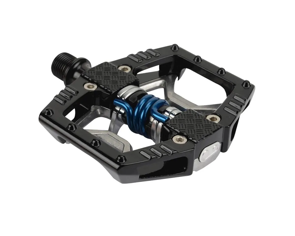 Crankbrothers Pedals & Cleats|Holiday Shopping|Double Shot 2 Single-Sided Clipless Pedals (Black)