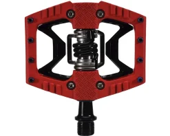 Crankbrothers Pedals & Cleats|Holiday Shopping|Double Shot 3 Single-Sided Clipless Pedals (Red)