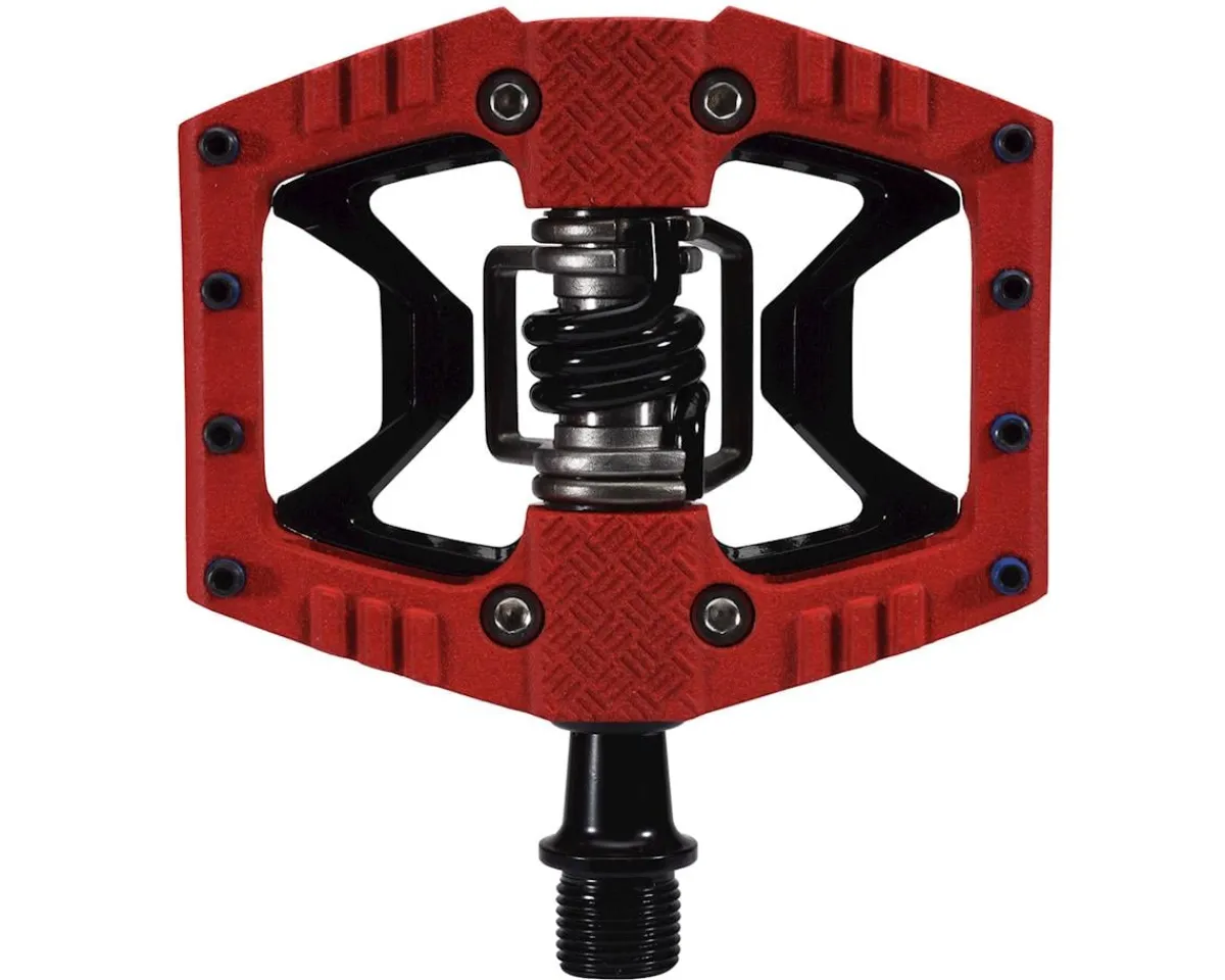 Crankbrothers Pedals & Cleats|Holiday Shopping|Double Shot 3 Single-Sided Clipless Pedals (Red)