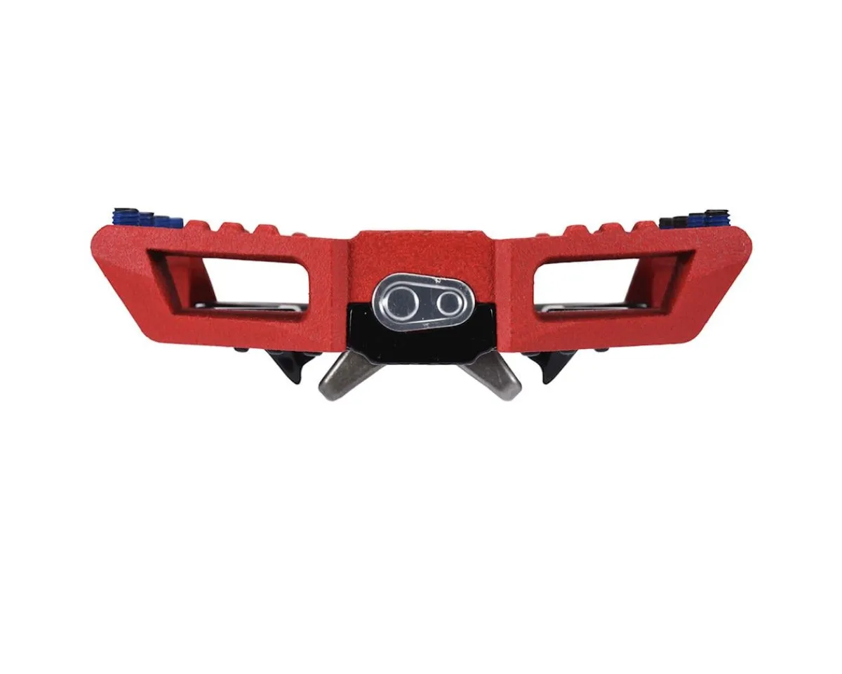 Crankbrothers Pedals & Cleats|Holiday Shopping|Double Shot 3 Single-Sided Clipless Pedals (Red)