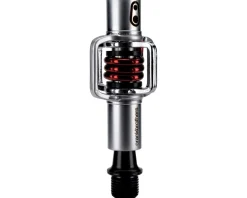Crankbrothers Pedals & Cleats|Holiday Shopping|Egg Beater 1 Pedals (Silver w/Red Spring)