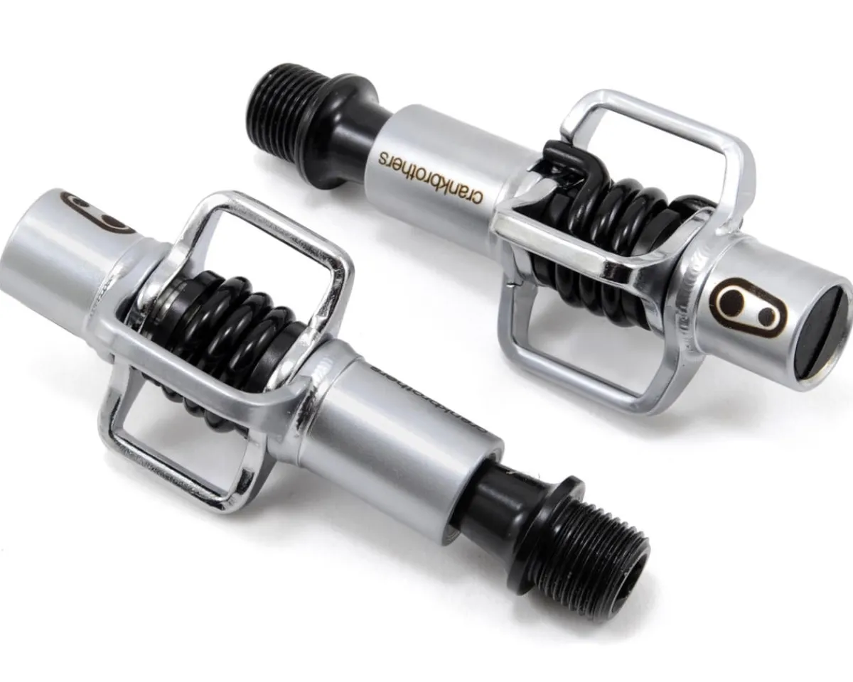 Crankbrothers Pedals & Cleats|Egg Beater 1 Pedals (Silver w/Black Spring)