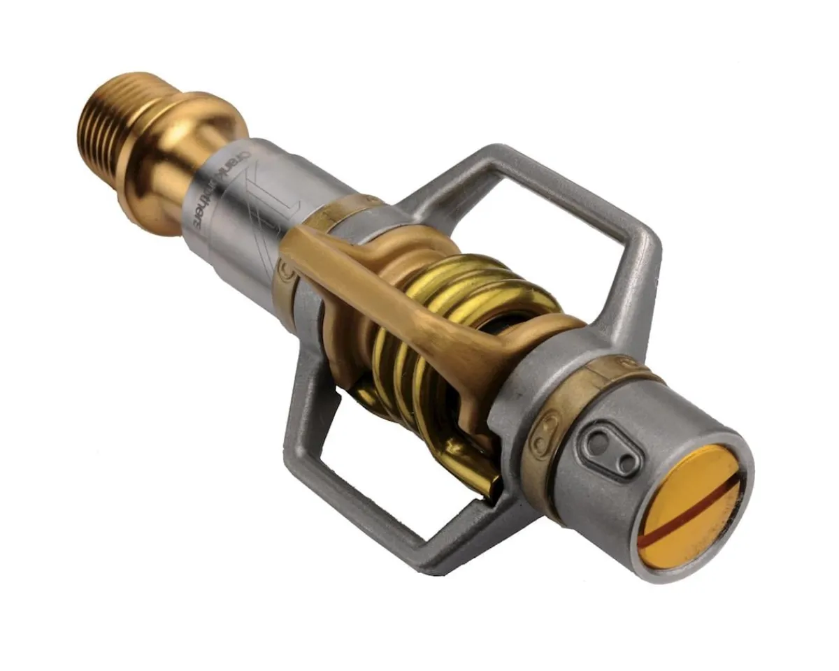 Crankbrothers Pedals & Cleats|Egg Beater 11 Pedals (Silver w/Gold Spring)