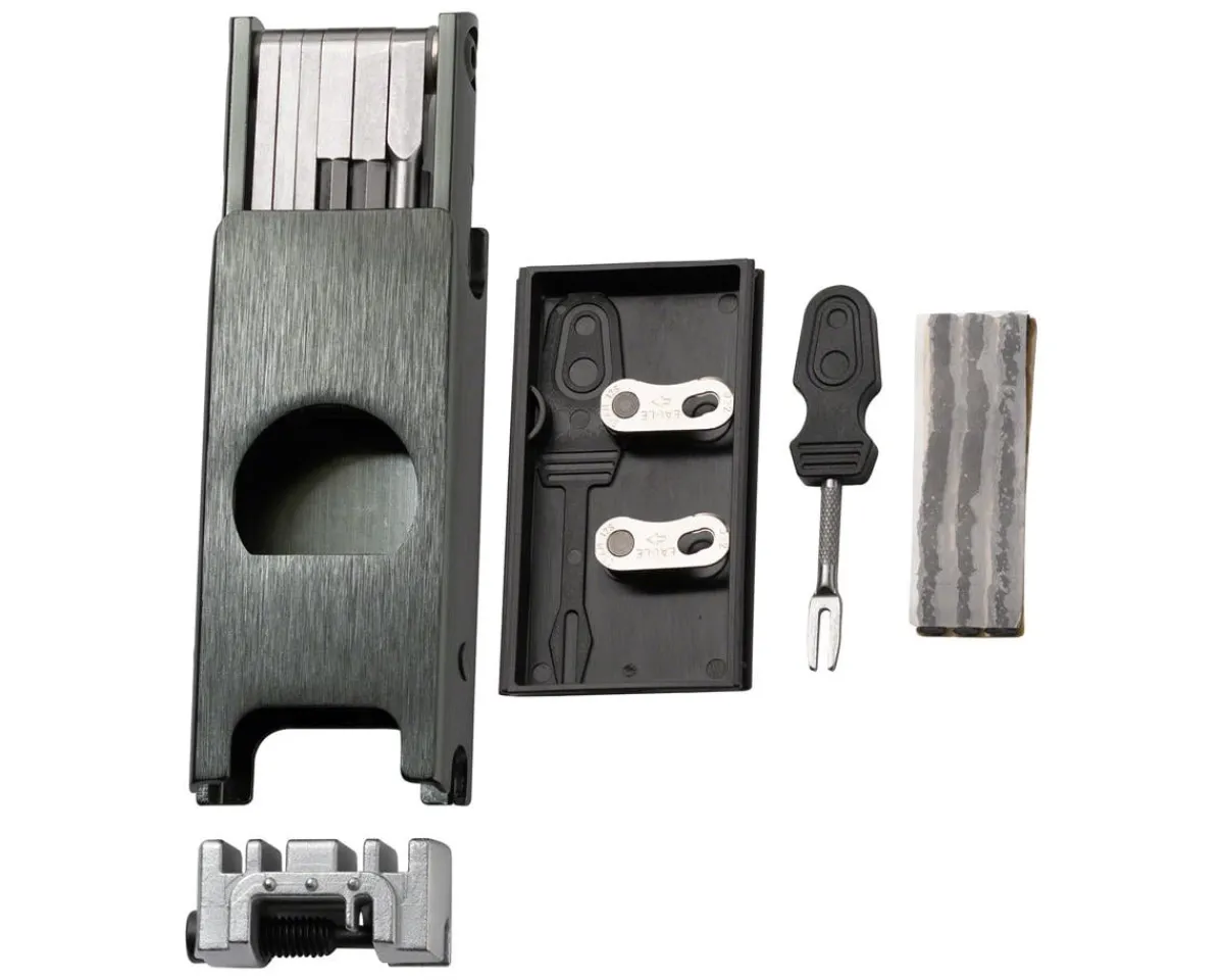 Crankbrothers Tools|F16 Tool (Black) (w/Tire Plugs)