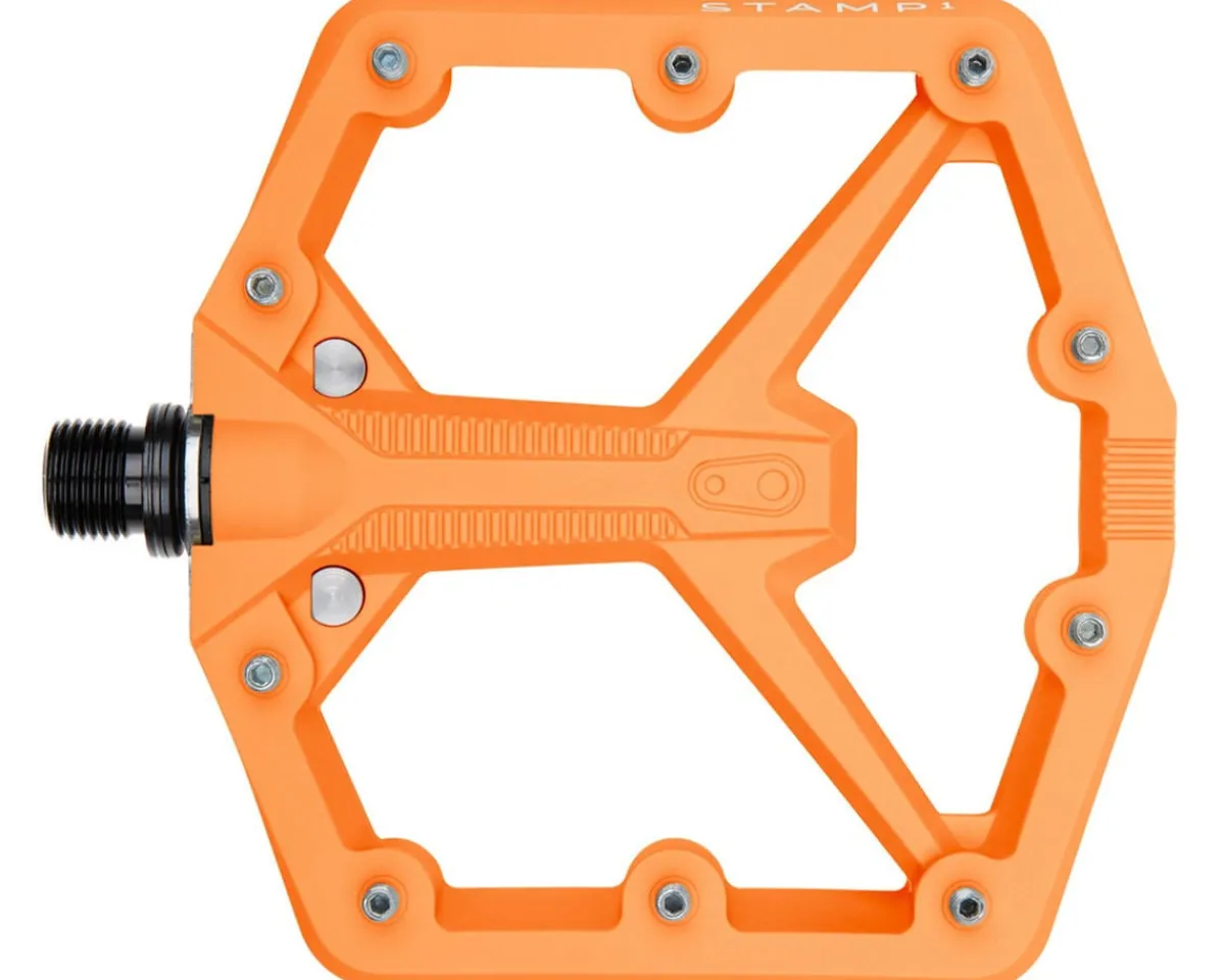 Crankbrothers Pedals & Cleats|Stamp 1 Gen 2 Platform Pedals (Orange) (L)