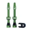 CushCore Tubeless Tire Tools|Tubeless Accessories|Air Valve Tubeless Valve Set (Green) (44mm)