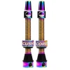 CushCore Tubeless Tire Tools|Tubeless Accessories|Air Valve Tubeless Valve Set (Oil Slick) (44mm)