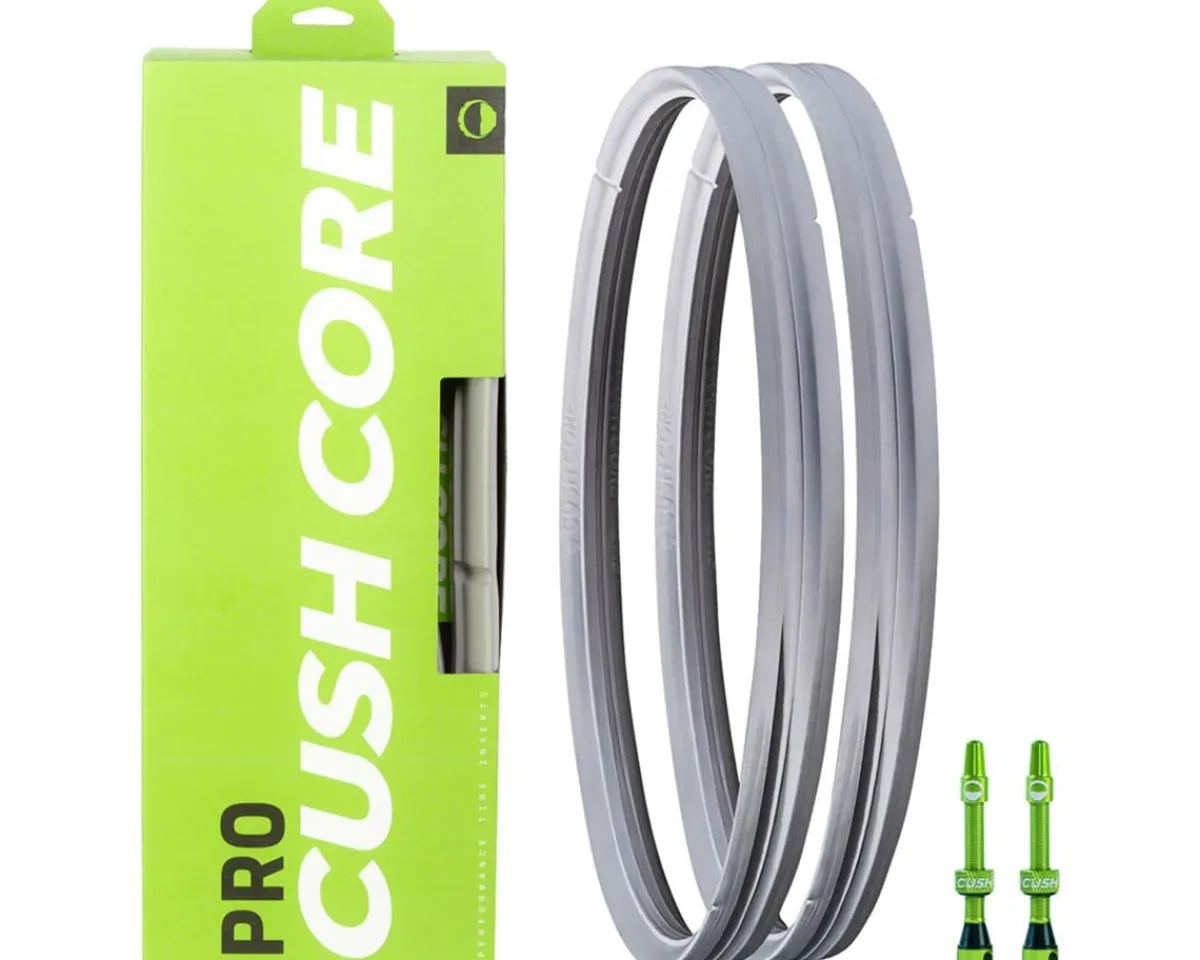 CushCore Tubeless Accessories|Holiday Shopping|Pro MTB Tire Inserts (2.1 - 2.6") (Set w/ Valves) (27.5")