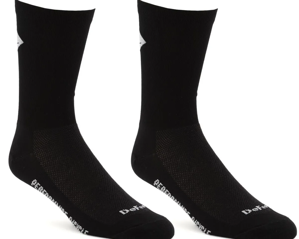 DeFeet Clothing Accessories|Holiday Shopping|Aireator Performance Bicycle 7" Socks (Black/White) (S)