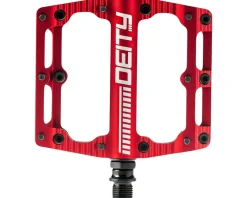 Deity Pedals & Cleats|Black Kat Pedals (Red) (9/16")