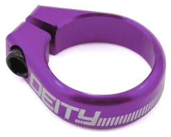 Deity Seatposts & Clamps|Circuit Seatpost Clamp (Purple) (36.4mm)