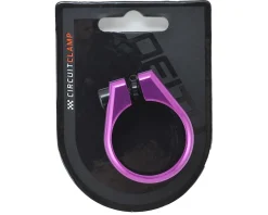 Deity Seatposts & Clamps|Circuit Seatpost Clamp (Purple) (36.4mm)