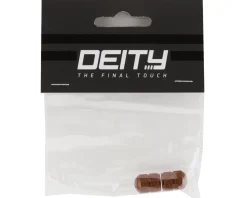 Deity Wheels & Parts|Tire & Tube Accessories|Crown Schrader Valve Caps (Bronze) (Pair)