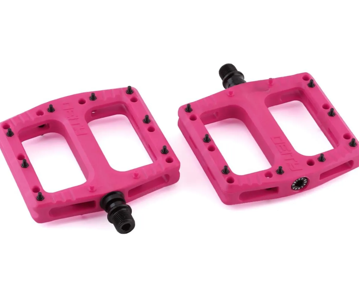 Deity Pedals & Cleats|Deftrap Pedals (Pink) (9/16")