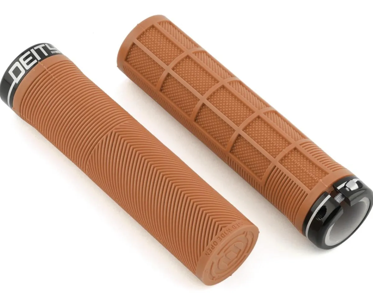 Deity Grips & Handlebar Tape|Knuckleduster Lock-On Grips (Gum) (132mm)
