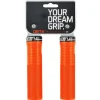 Deity Grips & Handlebar Tape|Knuckleduster Lock-On Grips (Orange) (132mm)